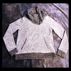 Loft Cowl Neck Sweater with Kangaroo Pocket